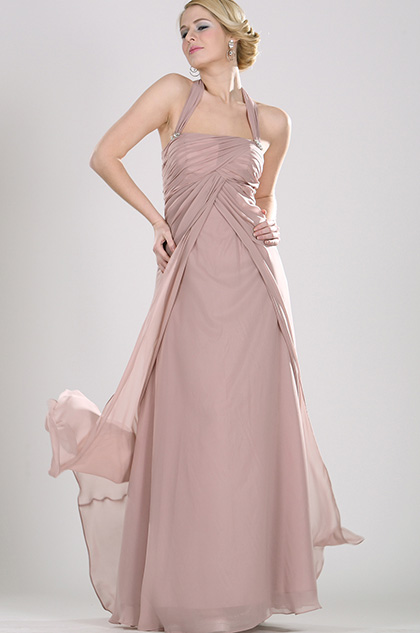 Halter Elegant Abendkleid