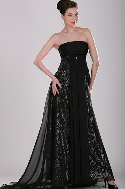 Charming Strapless Evening Dress