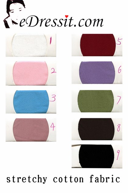 Stretchy Cotton Color Chart