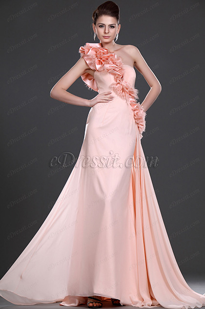 One Shoulder Style Prom Dress