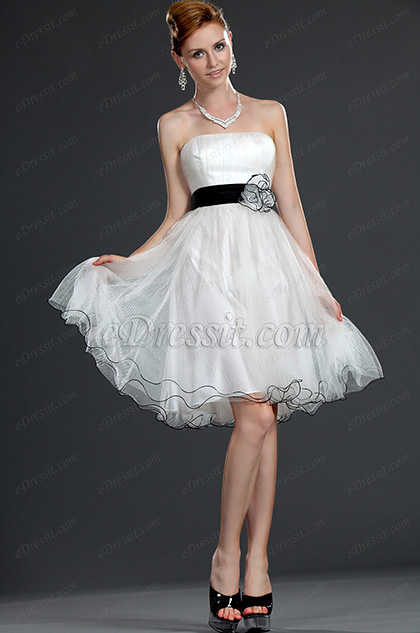 New Fabulous Strapless Party Dress