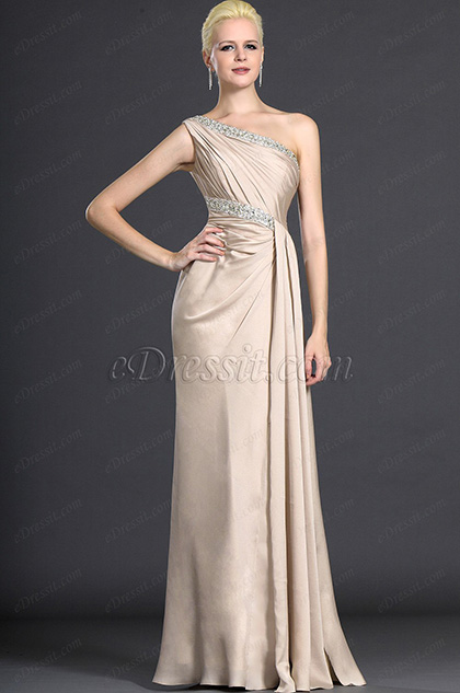 Stunning One Shoulder Evening dress