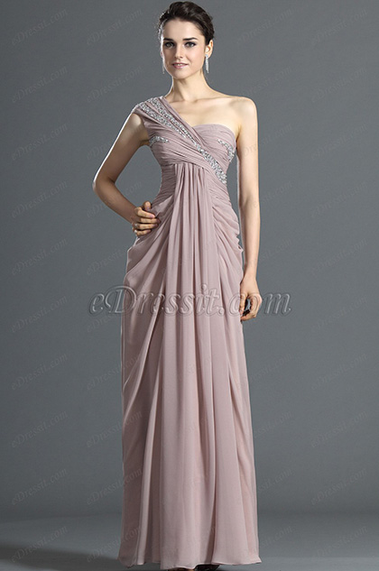 Stunning One Shoulder Evening dress