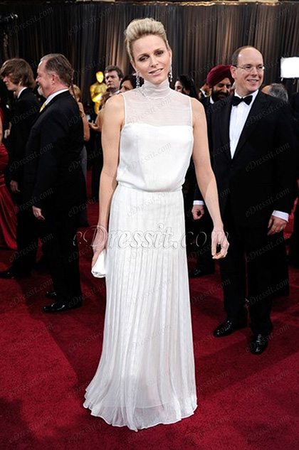 Sur Mesure Charlene Wittstock 84th Oscar Awards Robe