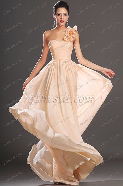 New Amazing One Shoulder Bridesmaid Dress