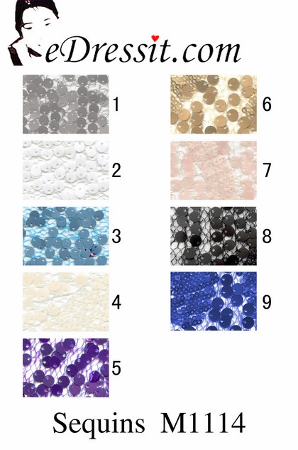 пайетки M1114 Ткани