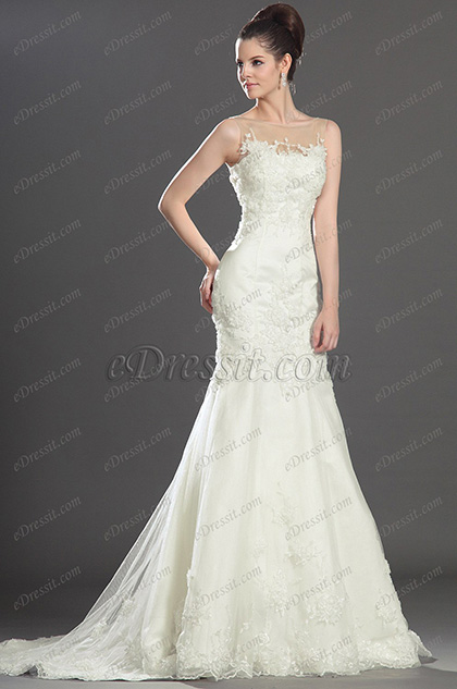 Gorgeous Sleeveless Wedding Dress