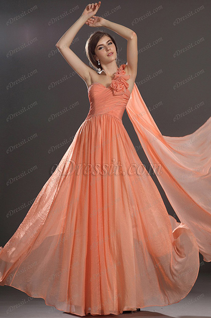 New Amazing One Shoulder Bridesmaid Dress