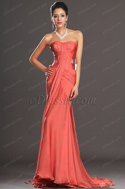 New Fabulous Strapless Evening Dress