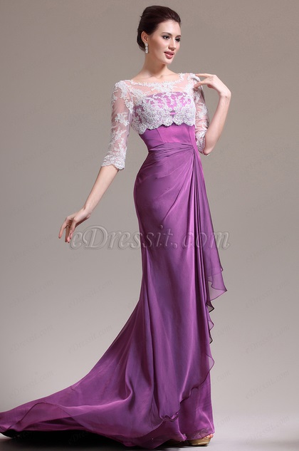 New Charming Round Neck Mother of the Bride Dress