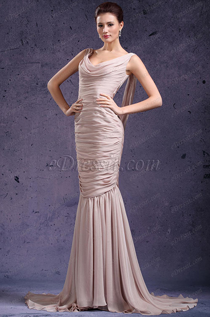 2013 Neu Stillvoll Drapierende Ausschnitt Abendkleid Ballkleid