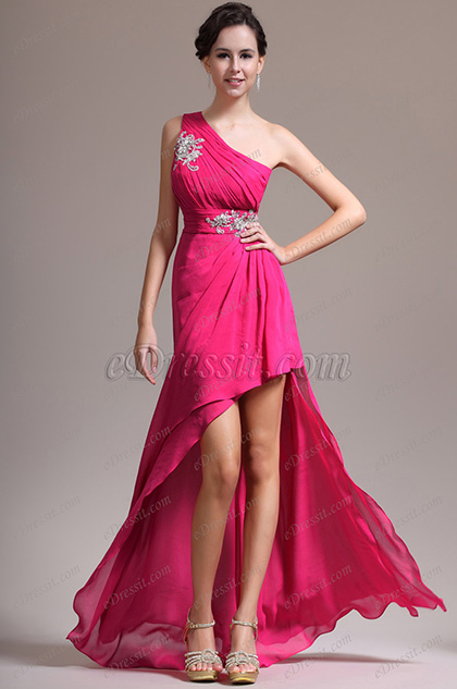 New Arrival Fabulous One Shoulder Evening Dress