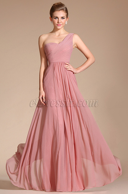 Amazing Stylish One Strap Evening Dress Bridesmaid Dress