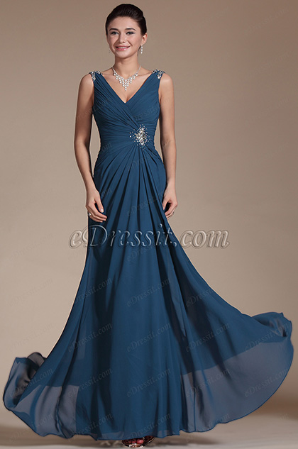 2014 Neu Sexy V-Schnitt Abendkleid Prom Gown