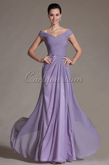 2014 Neu Romantisch V-Cut Abendkleid Ballkleid