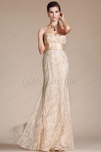 Charming Sweetheart Evening Dress Prom Gown