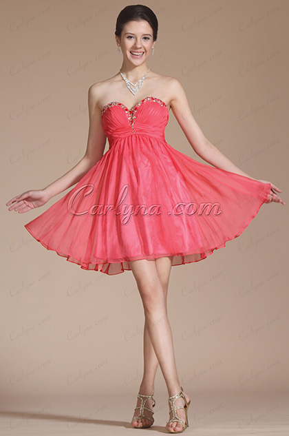 Graceful Sweetheart Beadings Cocktail Dress/ Bridesmaid Dress