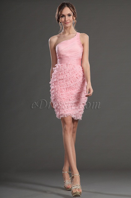 One Strap Cocktail Dress