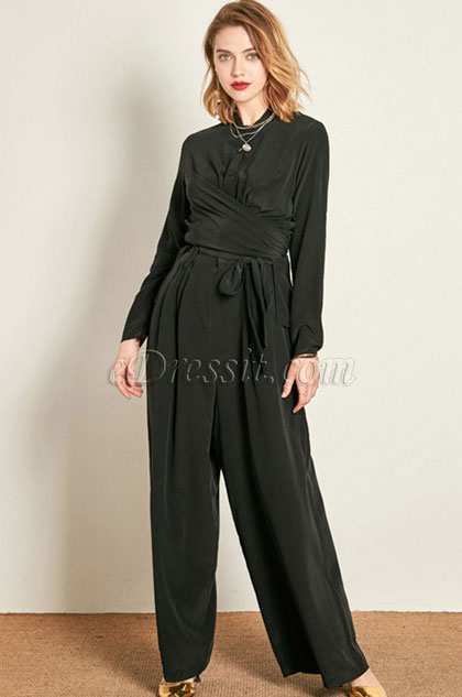 Silk Two Pieces Fashionable Casual Suit