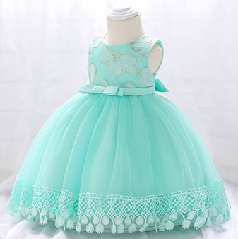 Lace Sleeveless Bow-knot Baby Dress