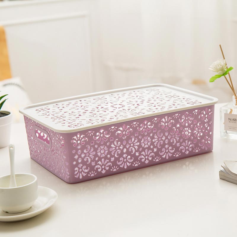Square unbreakable Storage Dirty Clothes Hollow plastic Sorting Basket