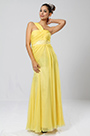 Stunning Beaded Single Shoulder Evening Dress