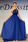 Stylish Single Shoulder Evening Dress