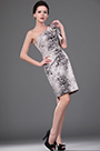 New Style Leopard One Shoulder Office Dress