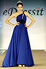 Stylish Single Shoulder Evening Dress