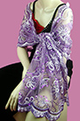 châle violet