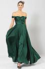 ball/Robe de Soirée Vert