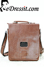 Mann-Leder Messenger-Umhängetasche/Aktenkoffer