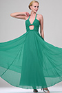 Verte Robe de Soiree Longue Sans Manches