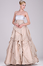 Strapless Elegant Evening Gown