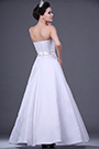 New Strapless Wedding Gown with Satin Rose Belt