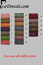 Two Tone Silk Chiffon Palette