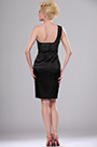 New Little Black One Shoulder Party Dress with Sequins