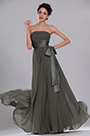 Simple Elegant Strapless Evening Dress