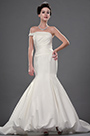 New Stylish Single Off Shoulder Wedding Gown