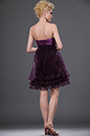 Alluring Pleated Strapless Cocktail Dress