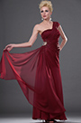 Stylish One Shoulder Beaded Evening Dress