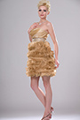 New Style Adoral Strapless Party Dress with Multiple Layers