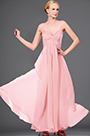 strapless pink evening dress