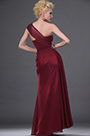 Stylish One Shoulder Beaded Evening Dress