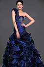 New Amazing One Shoulder Pleated Prom Gown