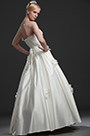 New Elegant Strapless Wedding Gown