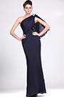 New Trendy One Shoulder Evening Dress