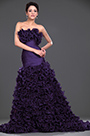 Luxury Strapless Prom Gown