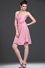 New Adoral Strapless Pink Bridesmaid Dress