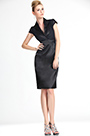 New  Charming V-neckline Little Black Lady Dress